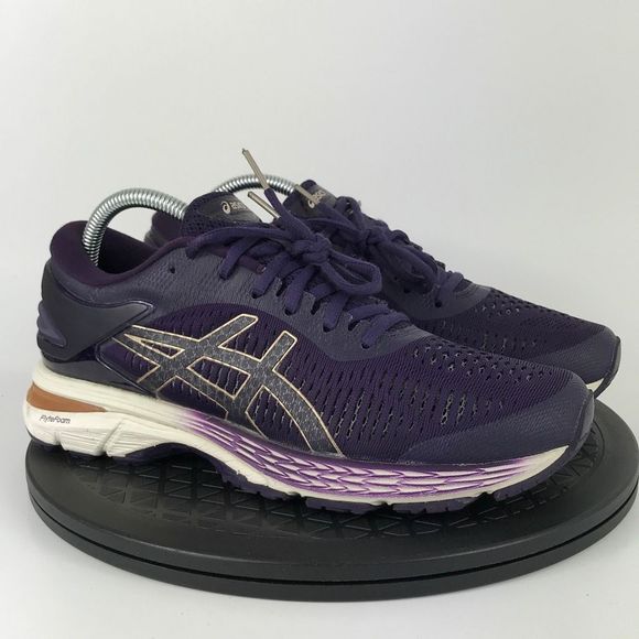 Asics Gel-Kayano 25 Purple Athletic Running Shoes Women’s Size 8.5 - Picture 3 of 12